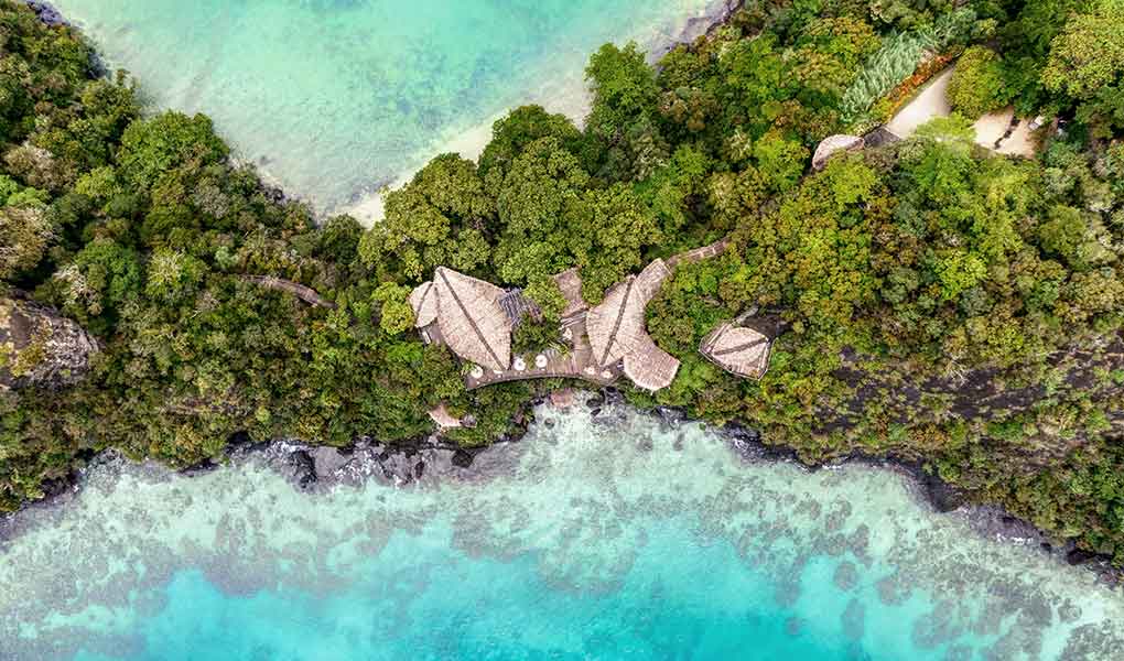 Residencias privadas vista aerea COMO Laucala Island Fiji