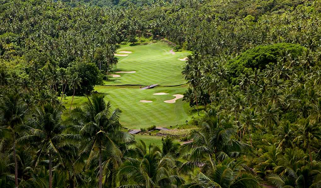 Campo de golf en Fiji COMO Laucala Island Luxury resort